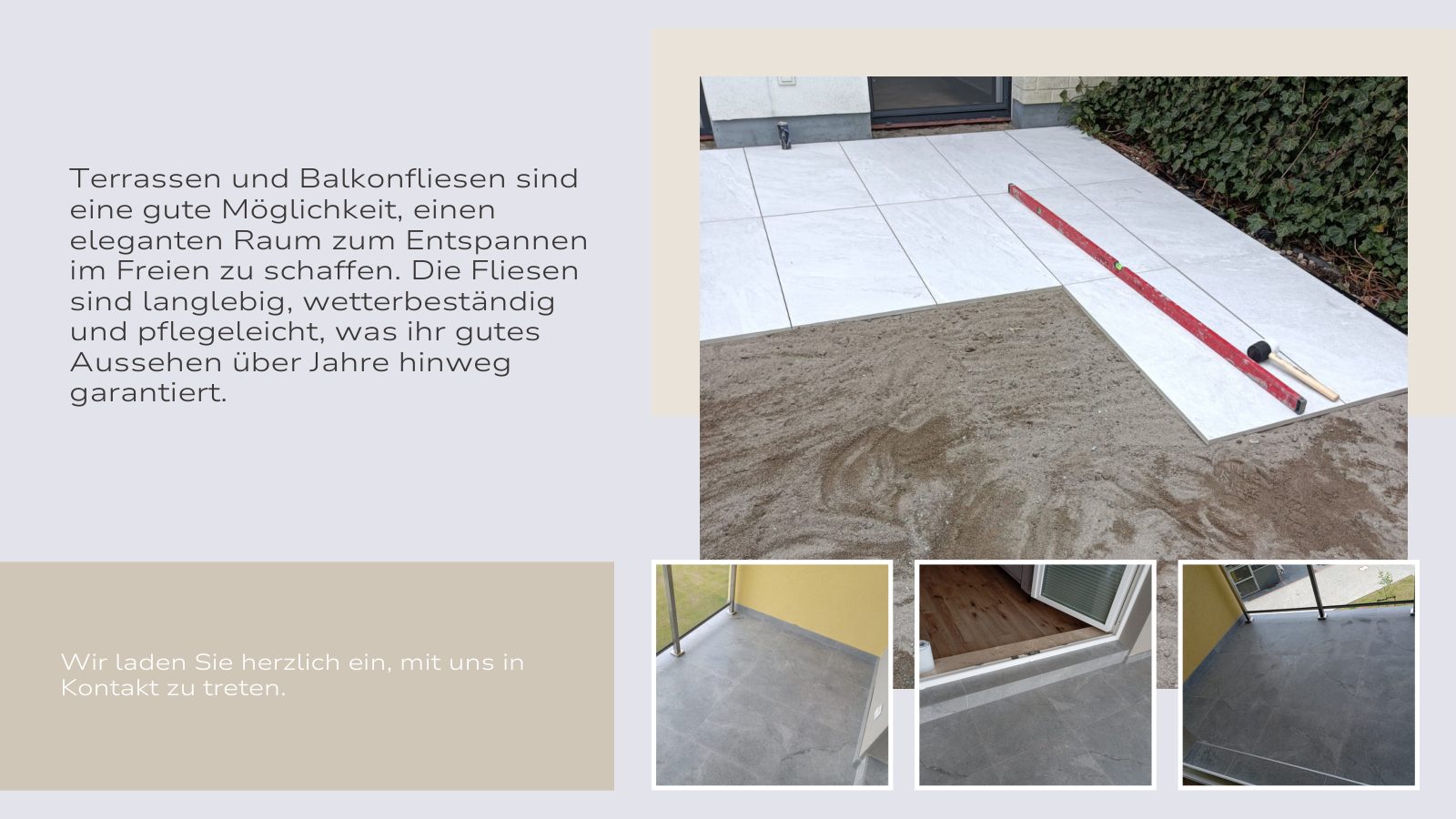 Terrassen- und Balkonfliesen